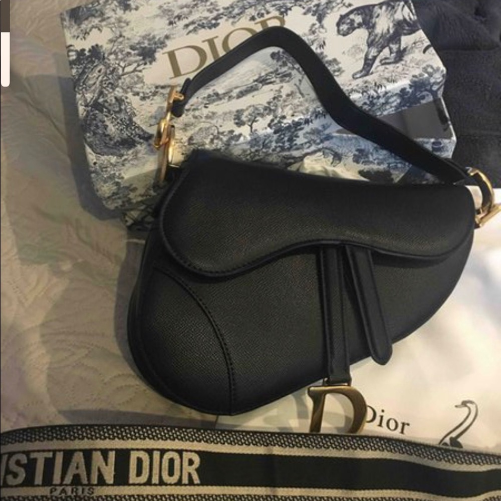 Dior Saddle Bag (BLACK)